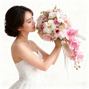 Premium Orchid and Rose Bouquet