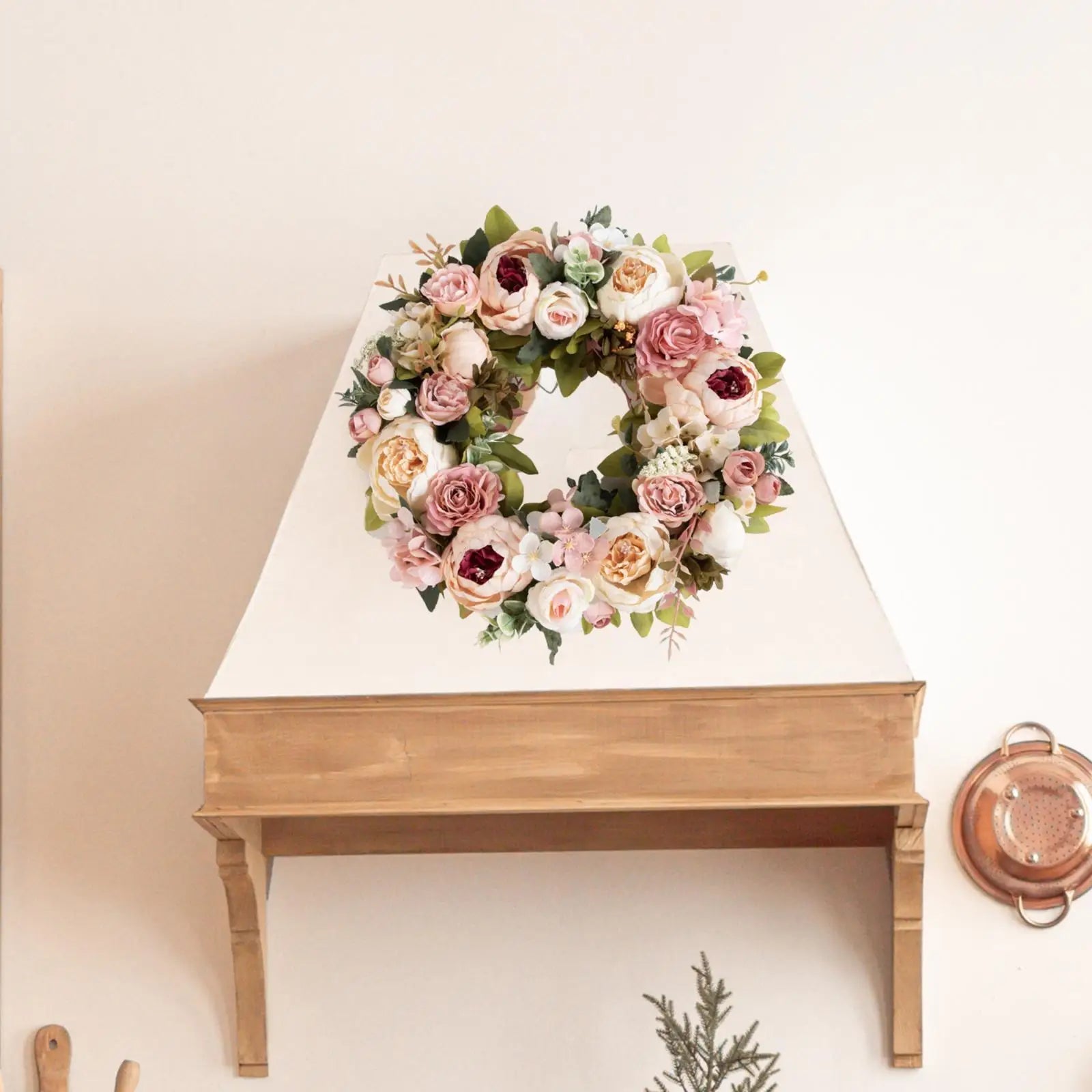 Premium Peony Door Wreath