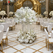 Artificial Rose Flower Row Backdrop Decor Piece