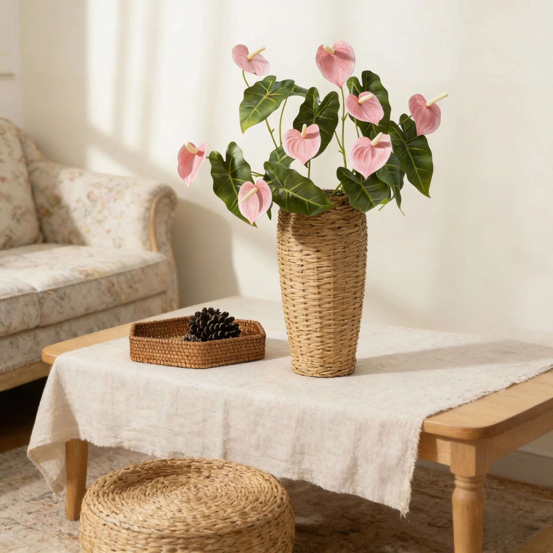 Artificial Anthurium Peace Lily Stem