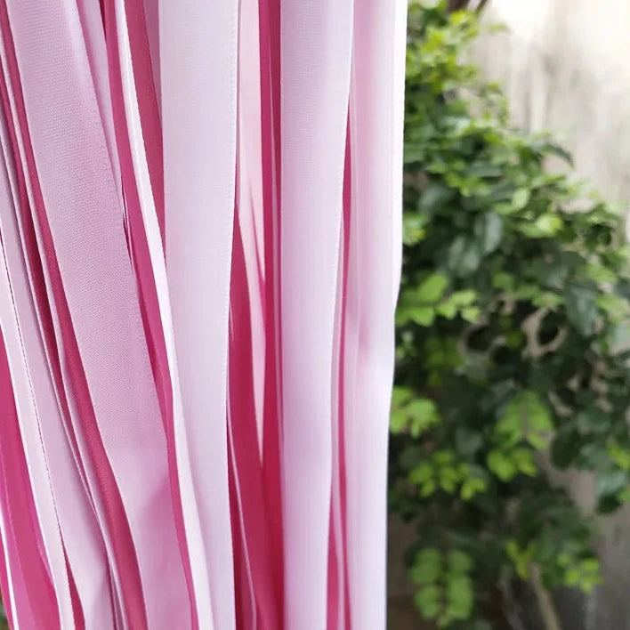 Dark Pink Wedding Ribbon Wands