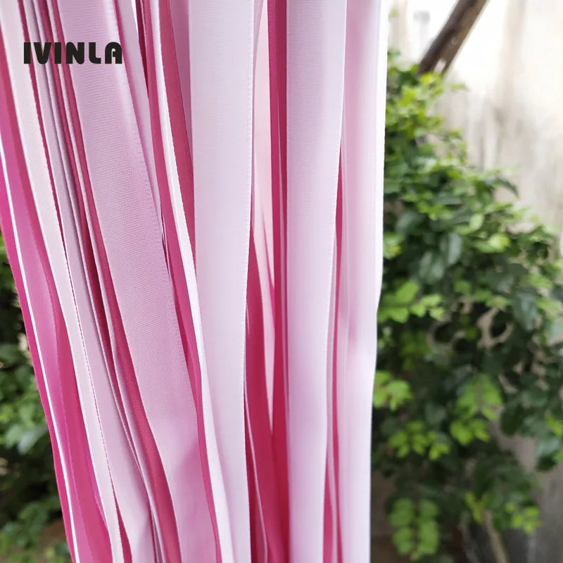 50PCS Coral Wedding Ribbon Wands