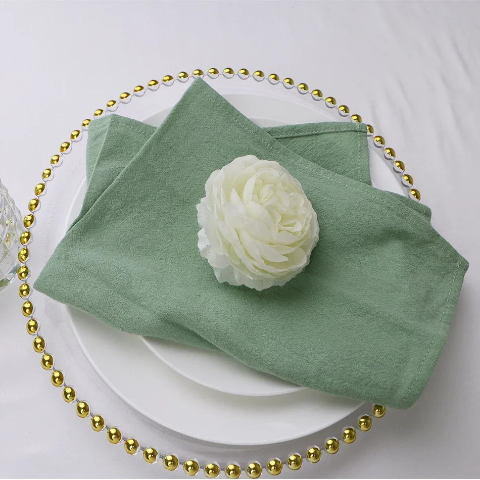 Elegant Cotton Table Napkins for Dining Setup