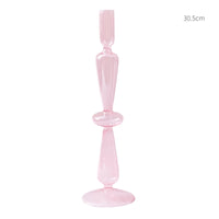 Pink Wedding Table Centerpieces Candle Holder Wedding Decoration Flower Vase Home Decoration Accessories Vases Room Decor