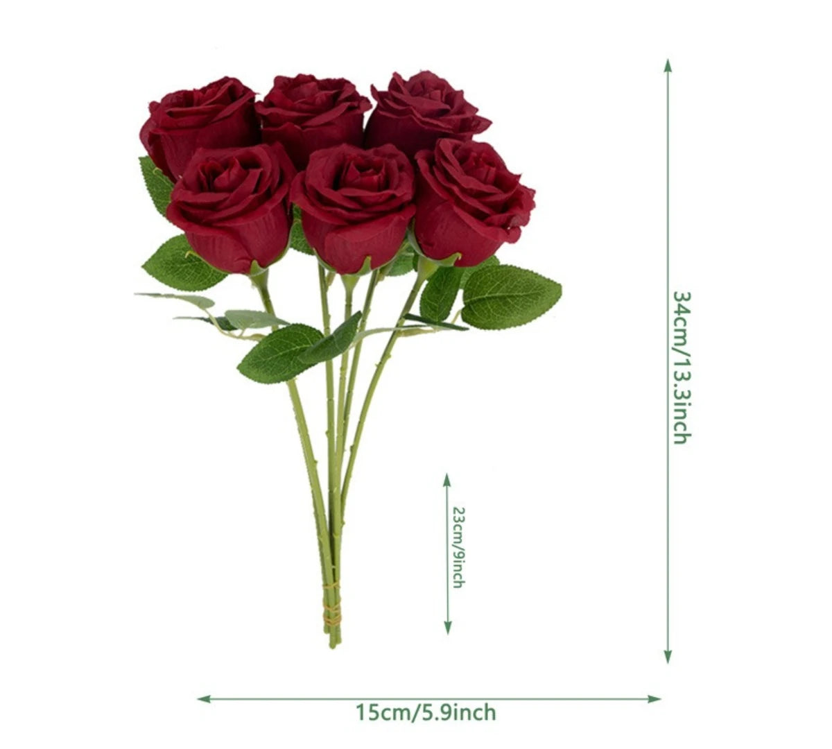 13in Artificial Rose Bouquet