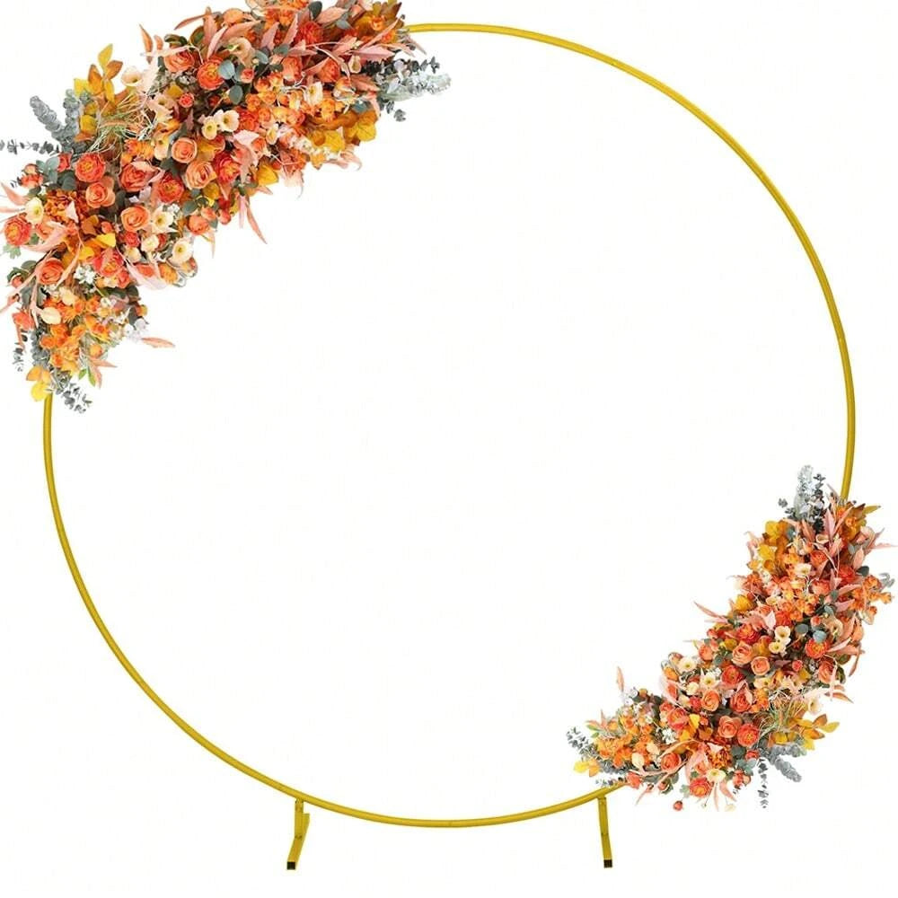Wedding Iron Ring Arch Backdrop Decoration Stand
