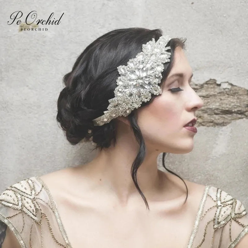 Gatsby Rhinestone Bridal Headband