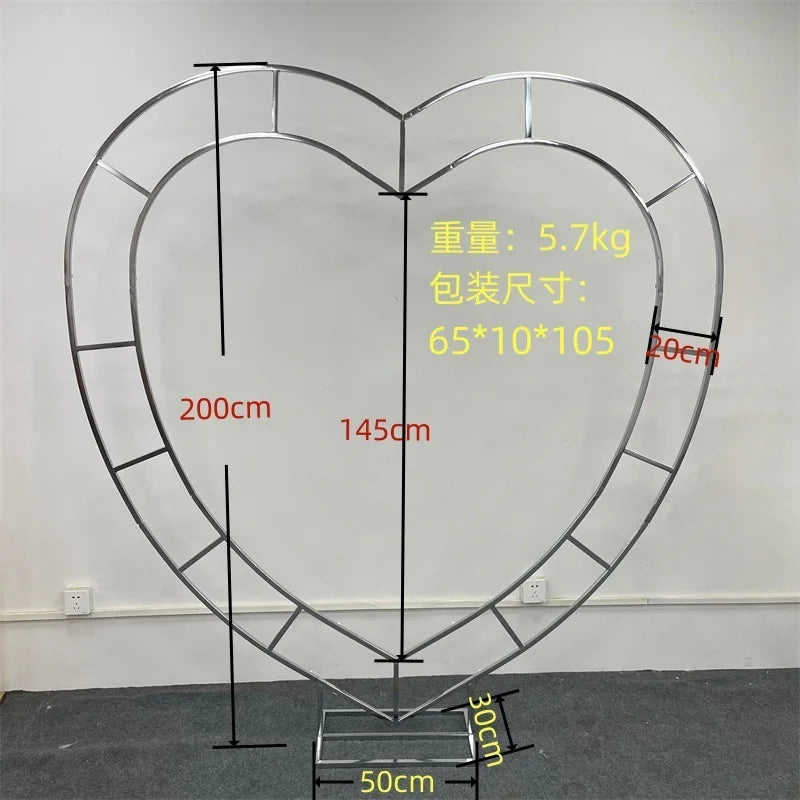 Metal Wedding Arch Screen Backdrop Decoration Frame