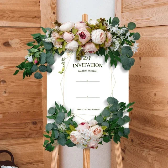 Premium Peony Floral Door Lintel Wedding Decor