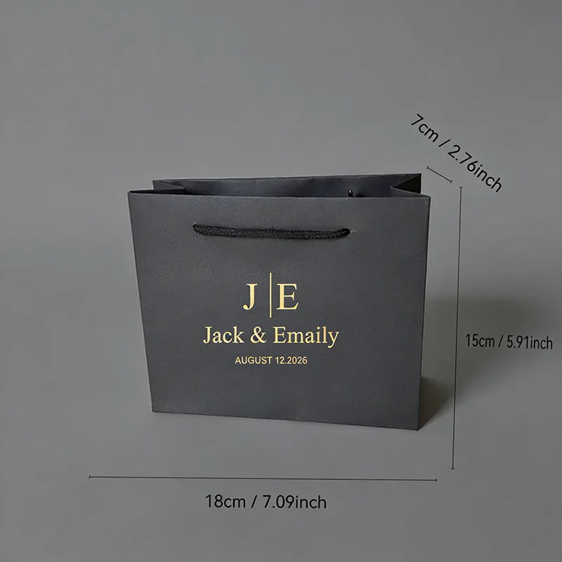 Customizable Wedding Favor Small Gift Bags