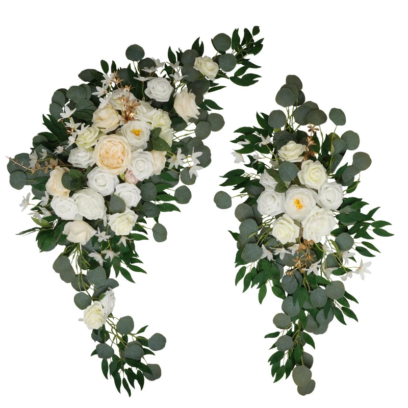 Premium Wedding Arch Flower Swag Decoration Set
