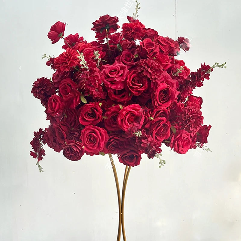 Premium Rose Flower Ball Event Decoration Piece