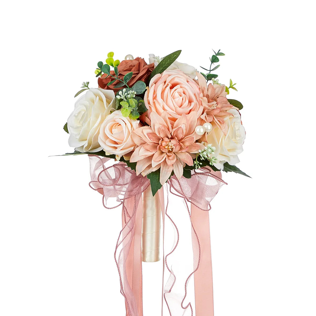 Rustic Cascading Rose Bridal Bouquet