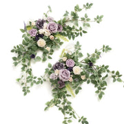 Elegant Rose Flower Decor Wedding Table Accent