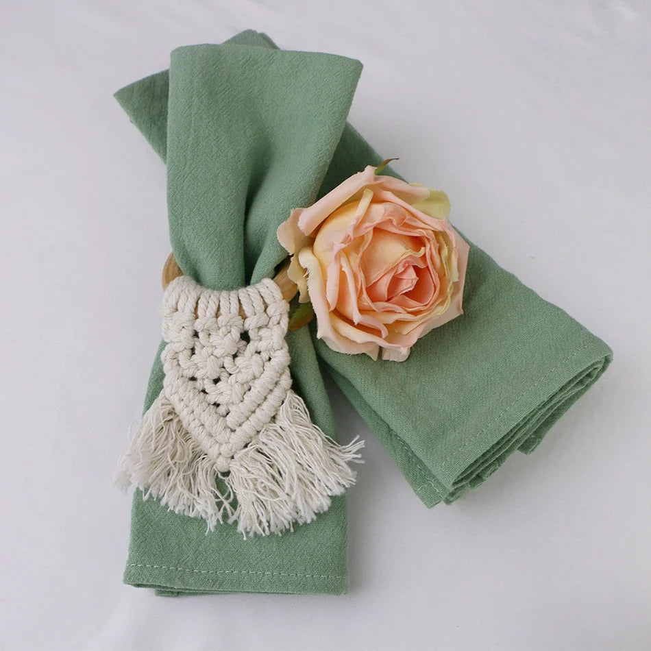 Elegant Cotton Table Napkins for Dining Setup