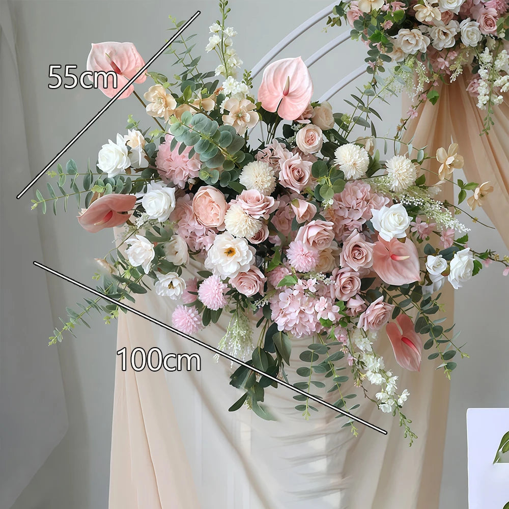 Romantic Pastel Floral Arrangement Set