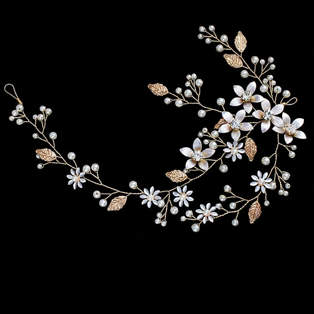 Pearl Rhinestone Bridal Headpiece