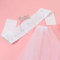 3pcs Wedding Engagement Party Bridal Shower Decorations Supplies Bride