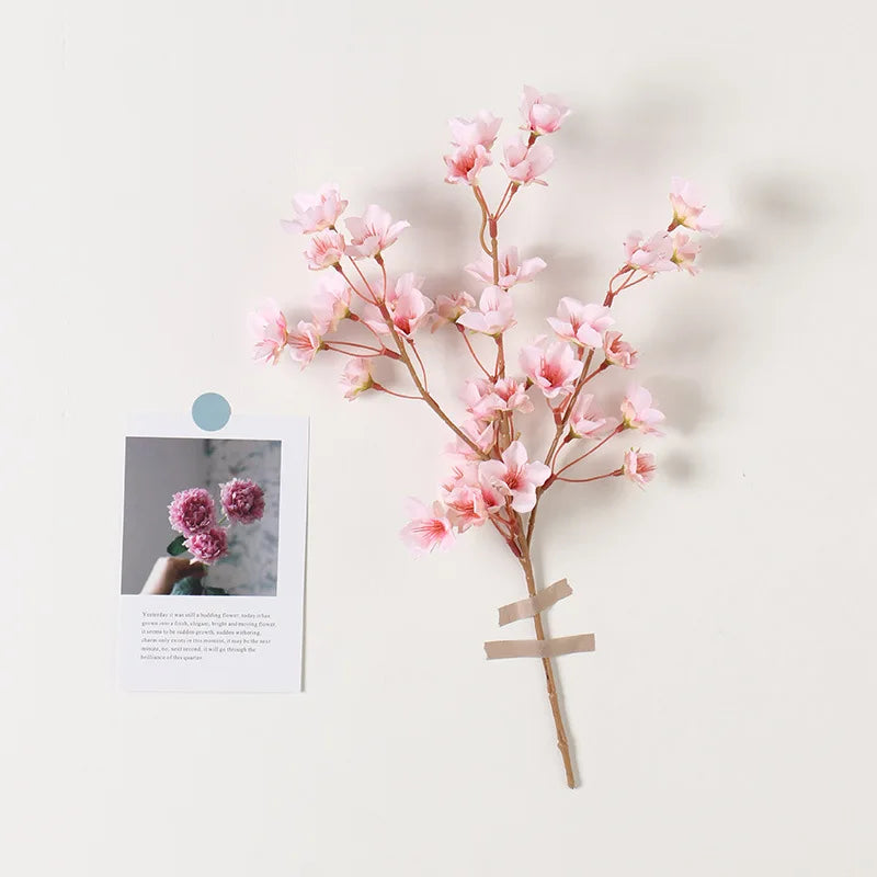 Spring Peach Blossom Decor Branch