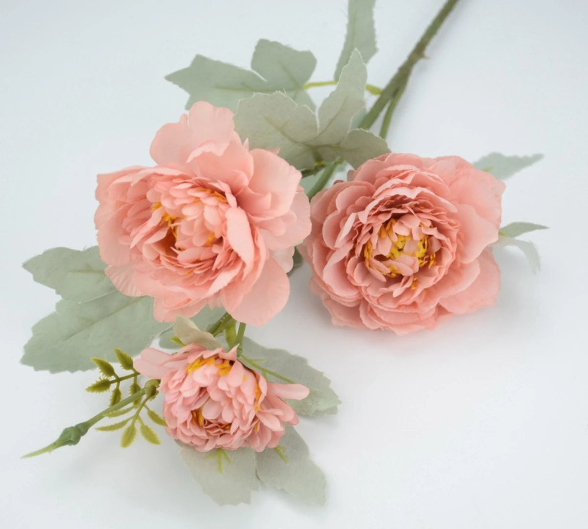 26in Artificial Peony Flower Stems