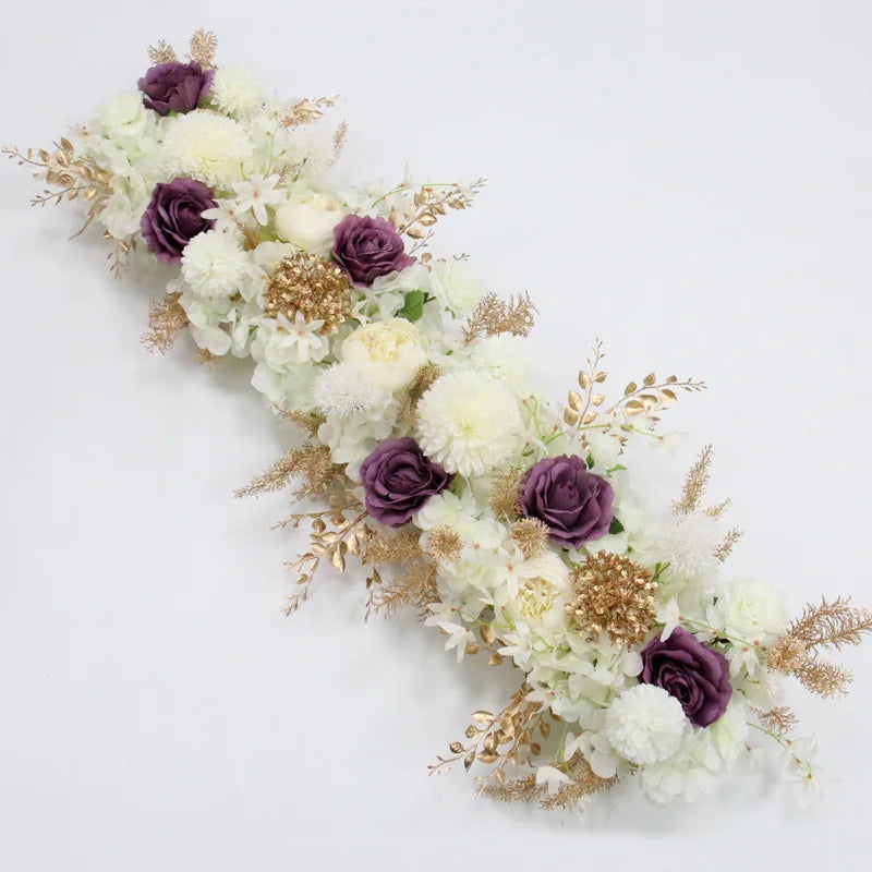 Boho Rose & Hydrangea Wedding Floral Arrangement – 4 Colors