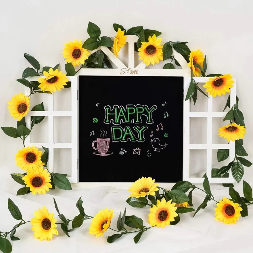 Sunflower Garland Vine Wedding Party Decoration