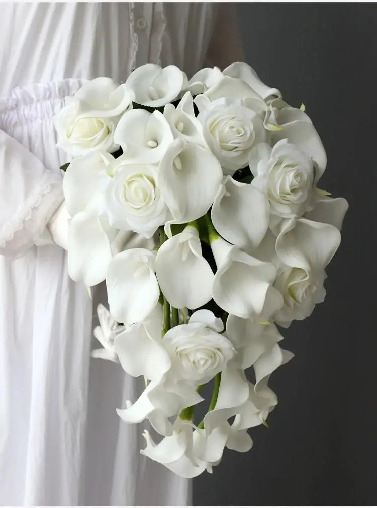 White Calla Lily Bridal Bouquet