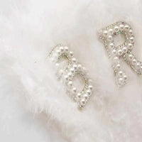 Elegant Bride Pearl Feather Fan Dazzling Hand held Bridal Accessory We