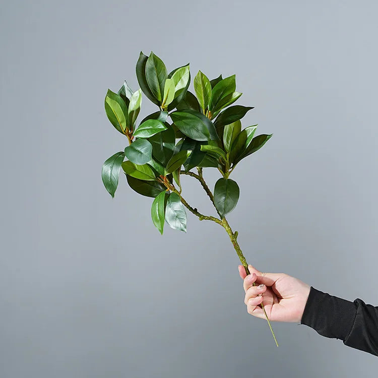 17.7in Faux Gardenia Flower Stem