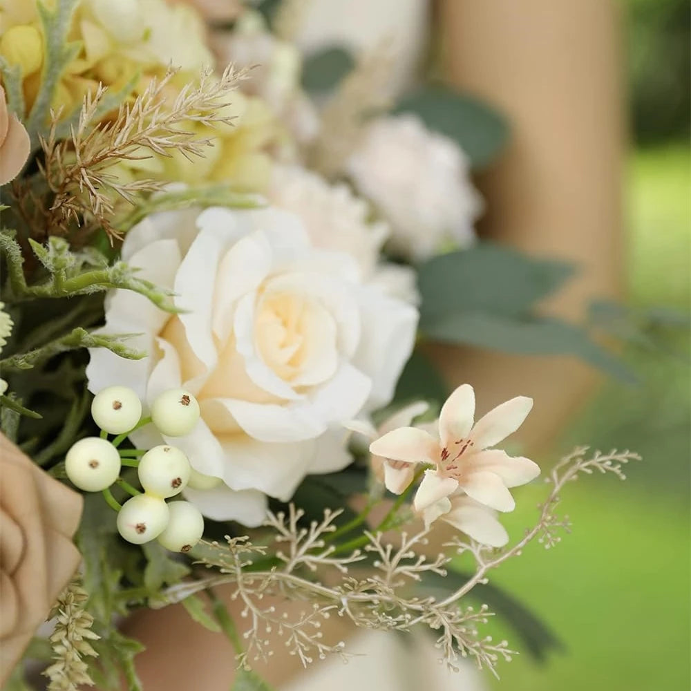 Neutral Toned Floral Arrangement Set