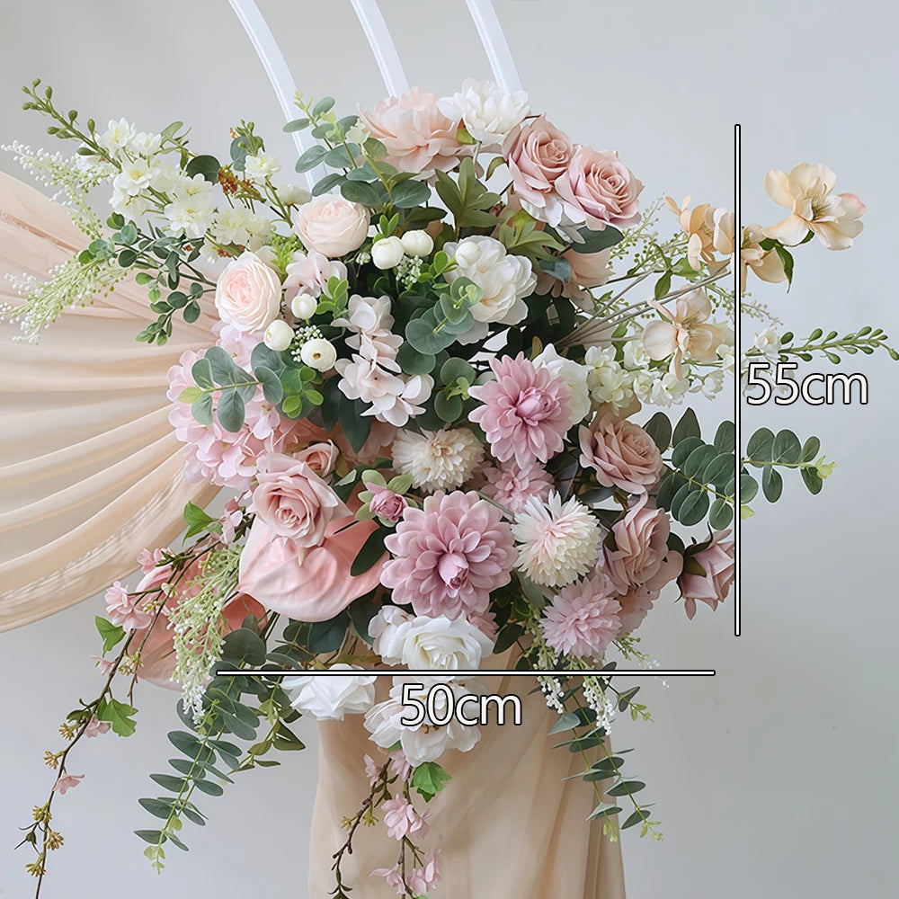 Romantic Pastel Floral Arrangement Set