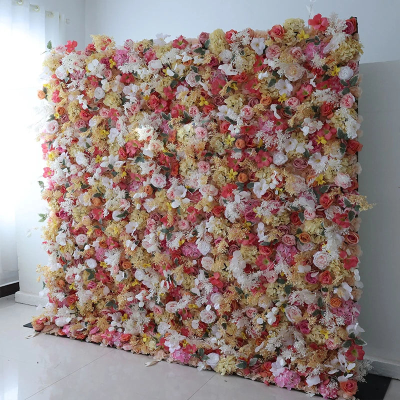 Luxury Rose Floral Wall Backdrop Event Decor
