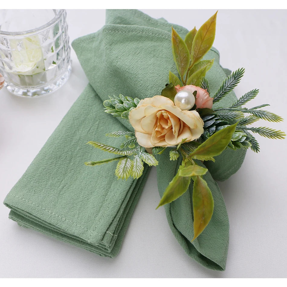 Elegant Cotton Table Napkins for Dining Setup