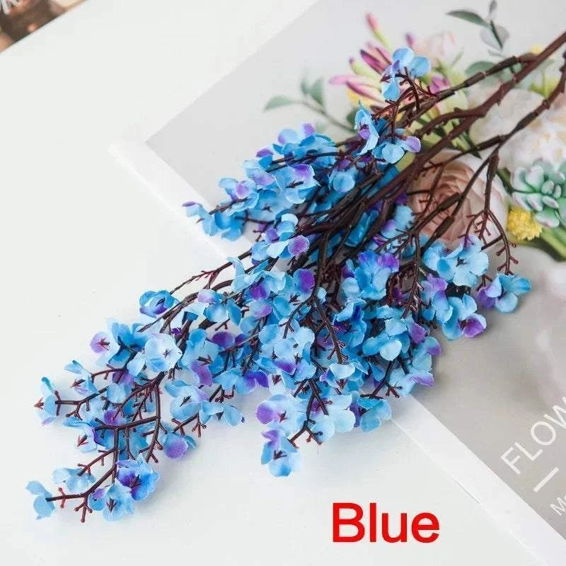 Artificial Flower Bouquet 13 Heads European Peony Silk Flowers Plastic