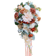 Silk Rose Wedding Flower Arrangement