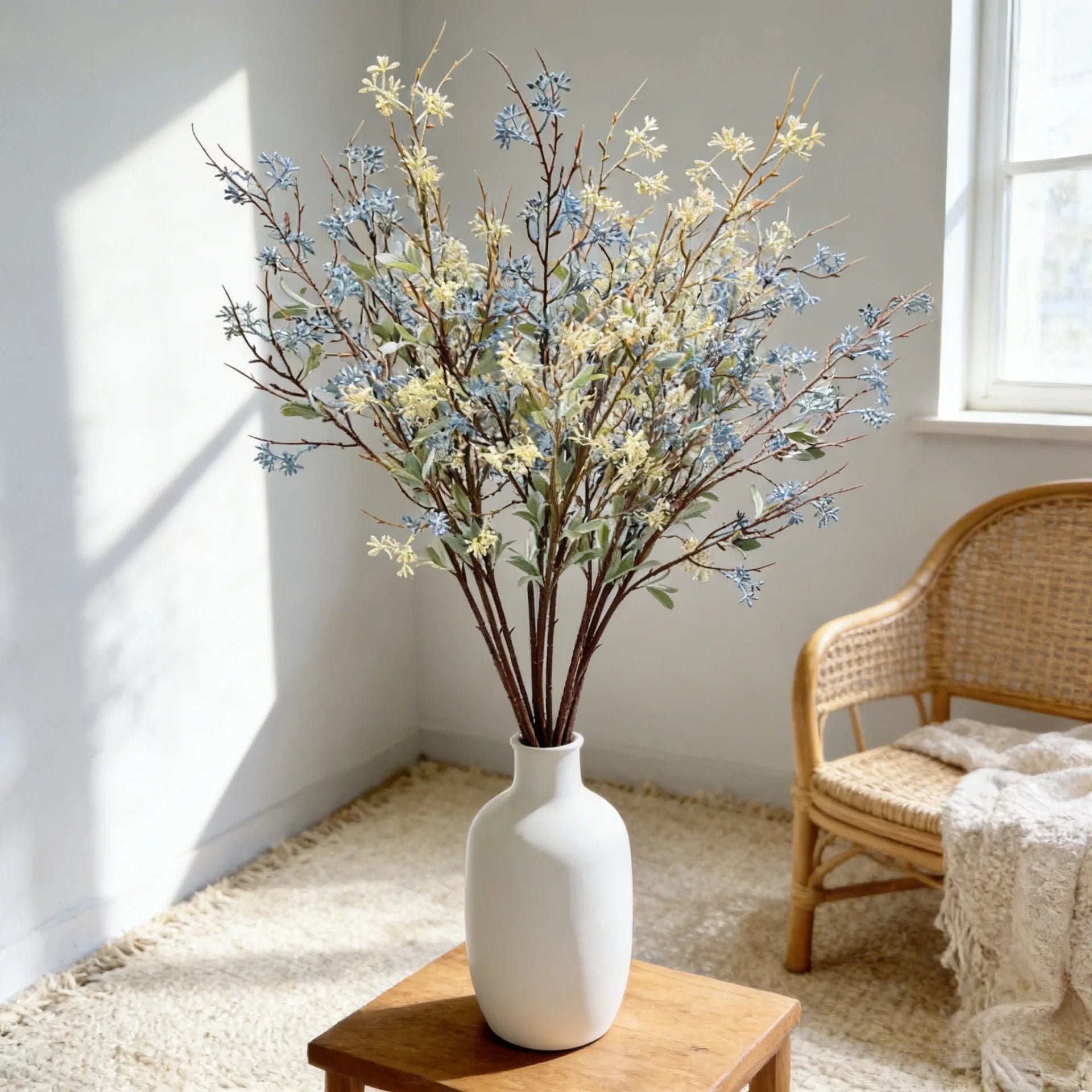 Triangular Eucalyptus Decorative Branch