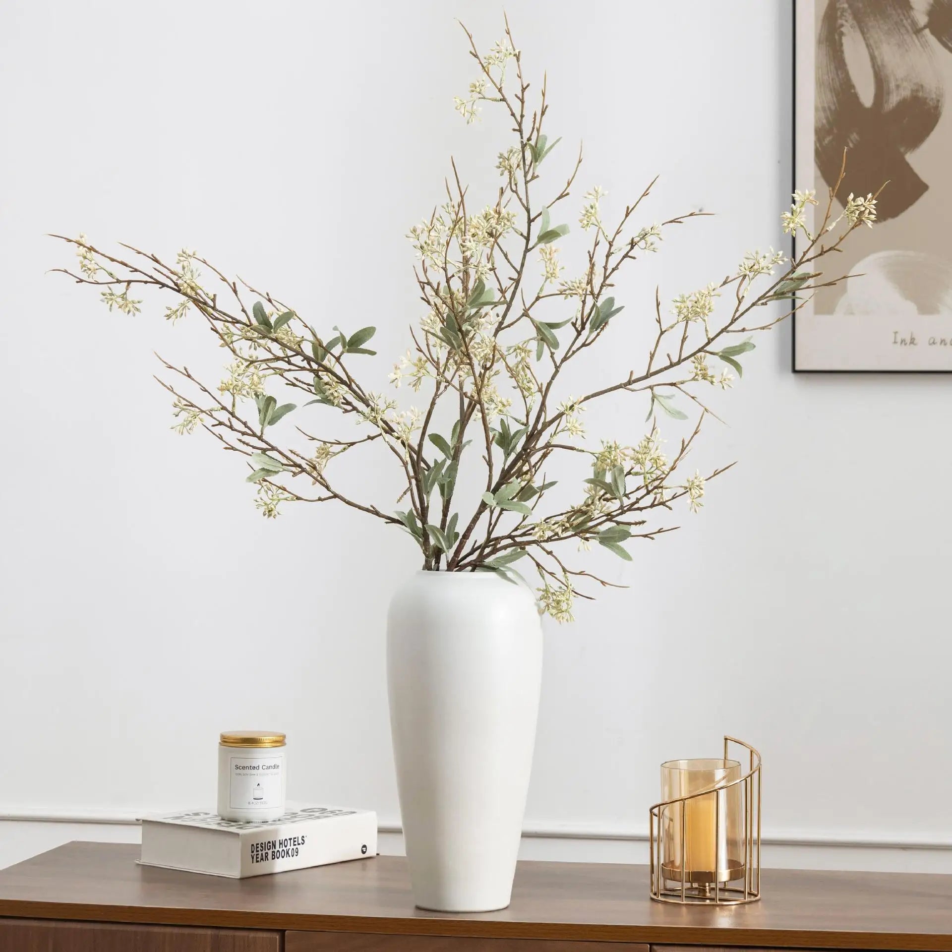 Triangular Eucalyptus Decorative Branch