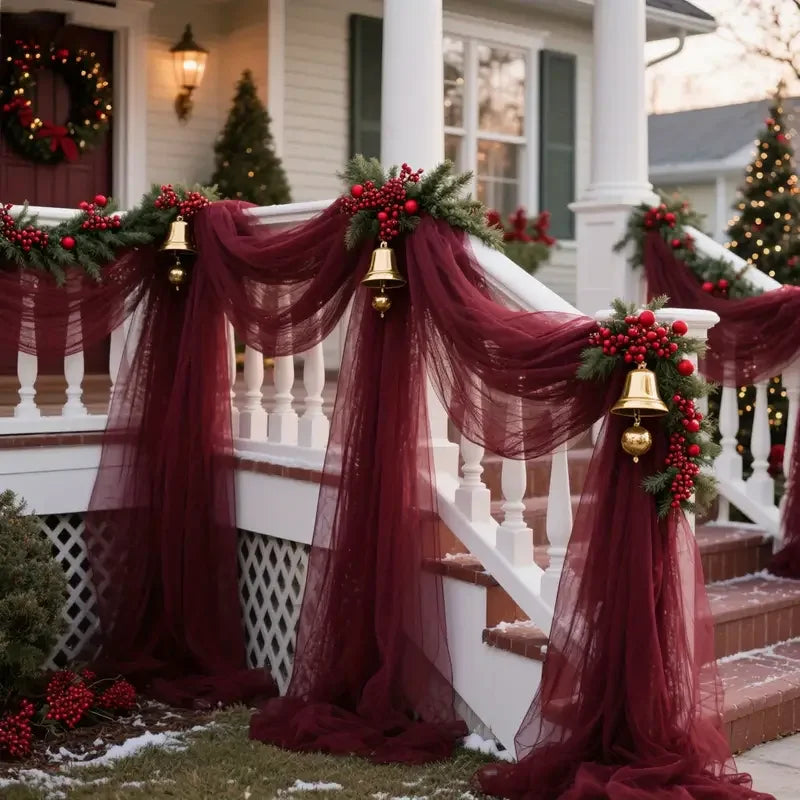 Soft Mesh Tulle Fabric for Event Decoration