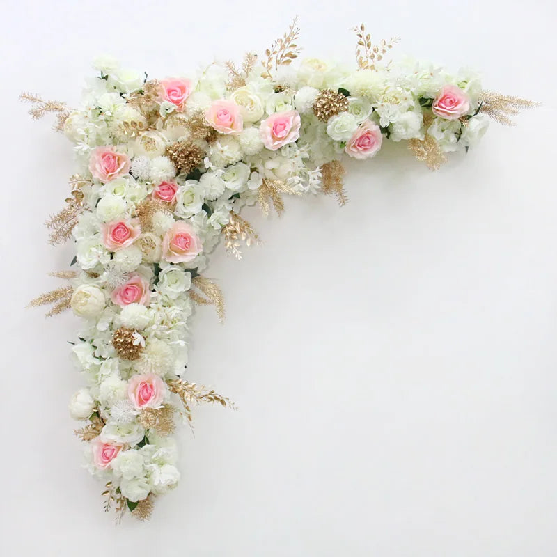 Boho Rose & Hydrangea Wedding Floral Arrangement – 4 Colors