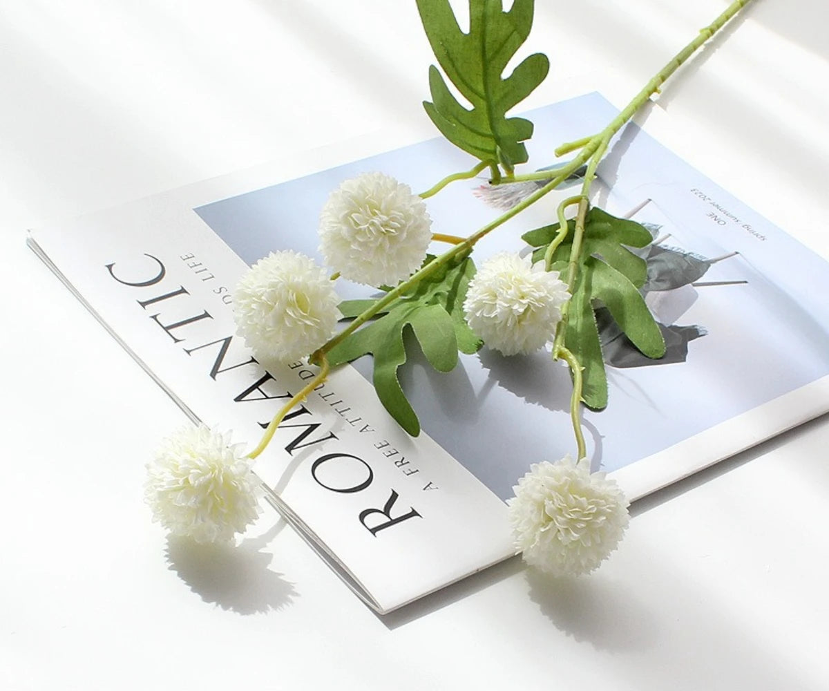 Autumn Dandelion Decorative Flower Stem