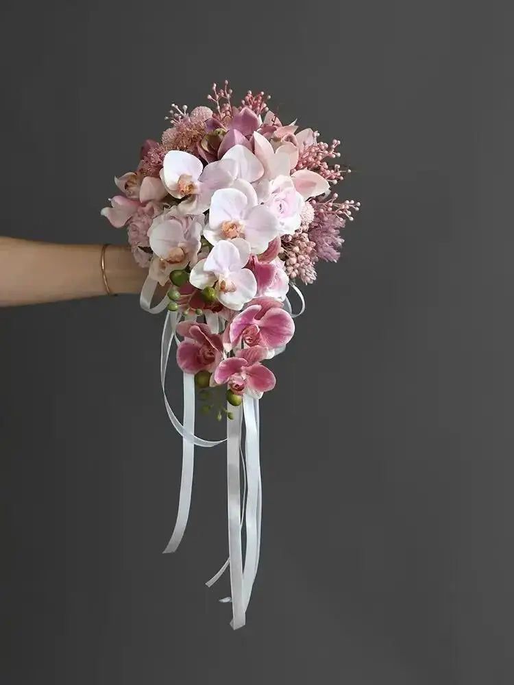 Premium Waterfall Cascading Bridal Bouquet