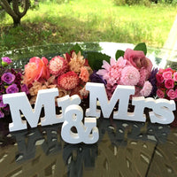 Wedding Anniversary Wedding Decoration Letter Ornament Wedding Table Mr & Mrs Mr & Mrs Signs Venue Decorations