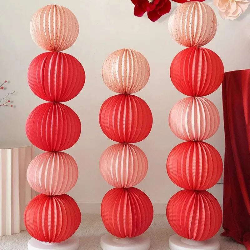 Chinese Lanterns Wedding Events Holiday Celebration Showcase Window Ha