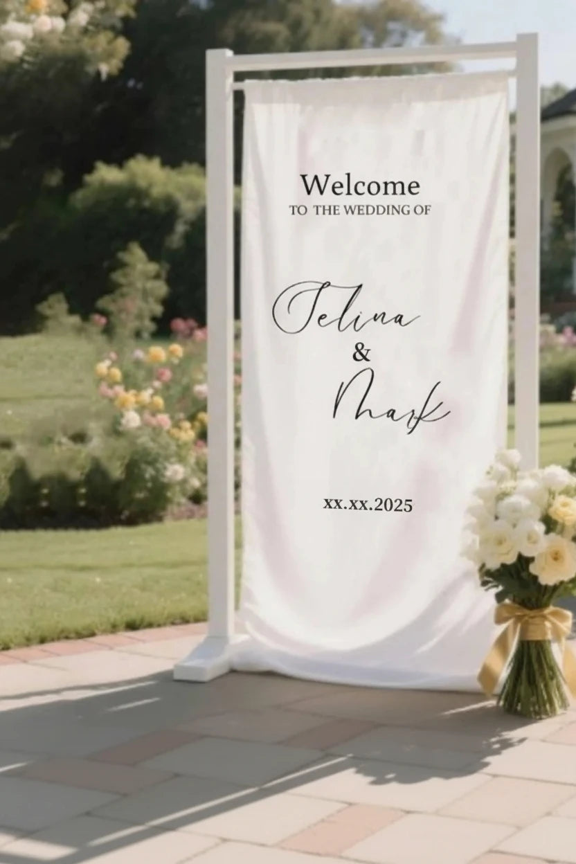 Personalized Wedding Banner