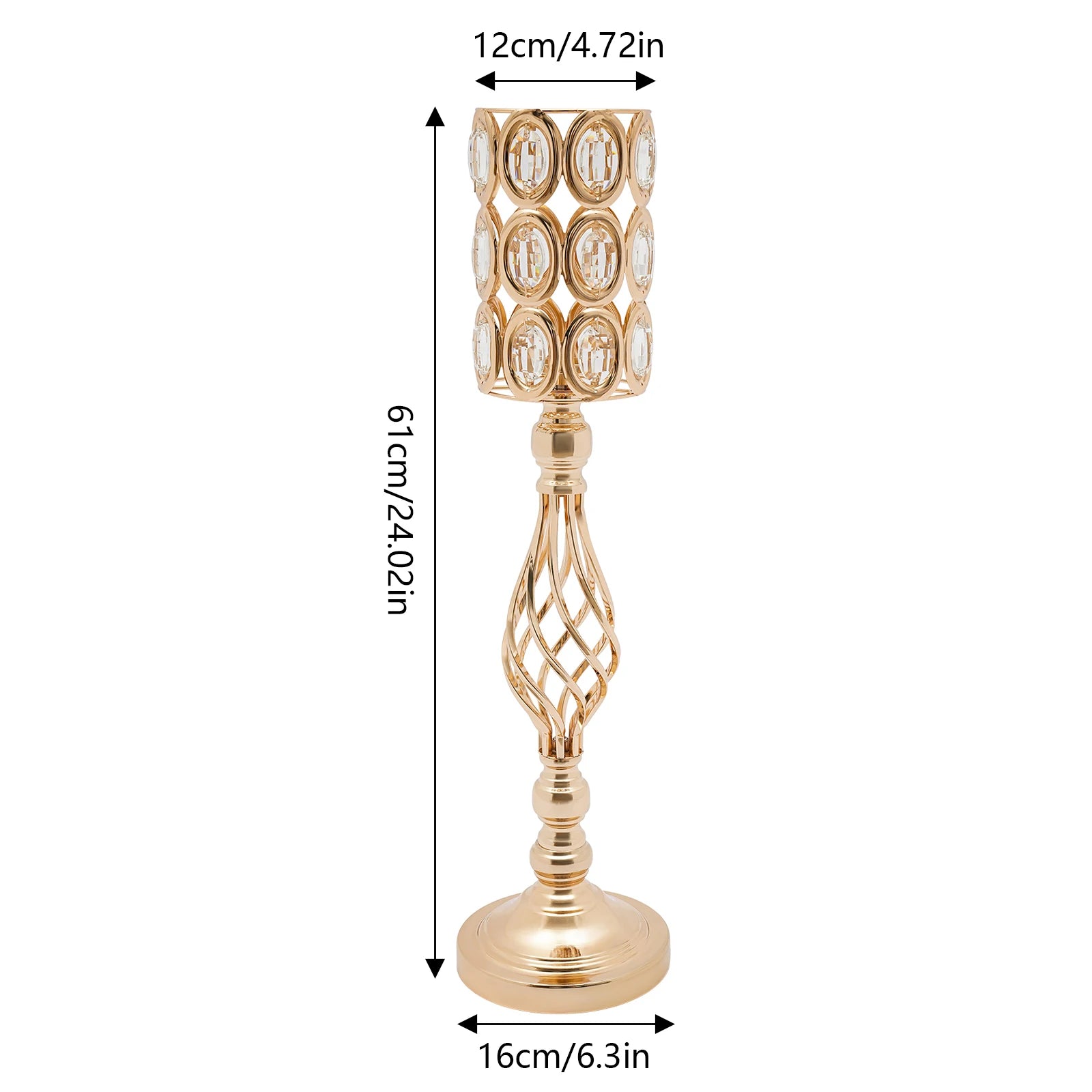 Elegant Wedding Flower Vases, 10-Piece Set