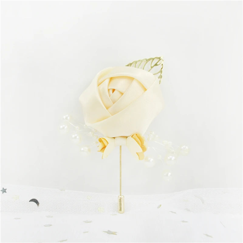 Rose Groom Wedding Boutonniere