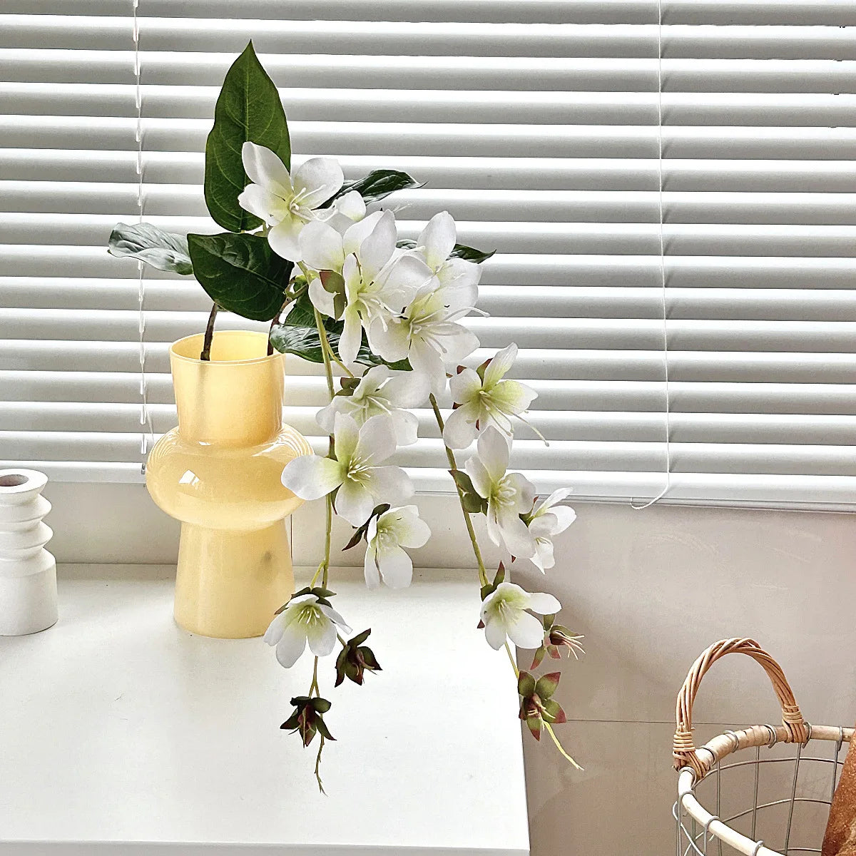 Weeping Jasmine Floral Branch Decor