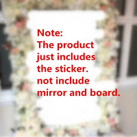 Welcome To Our Wedding Entry Sign Custom Names Vinyl Decal Sticker For Mirrors Wedding Decor Custom Welcome Wedding Signs