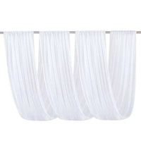 Wedding Arch Drape Roof Ceiling Decor Sheer Chiffon Tulle Curtain Drap