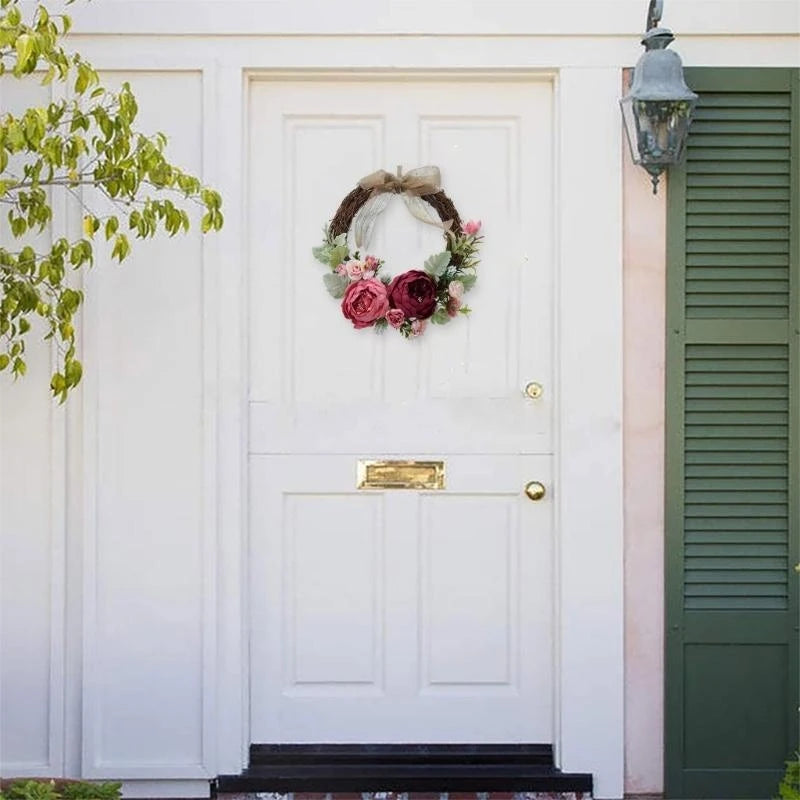 Spring Floral Vine Door Wreath